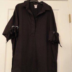 Chicos size 3 Black short sleeve shirt WORN ONCE